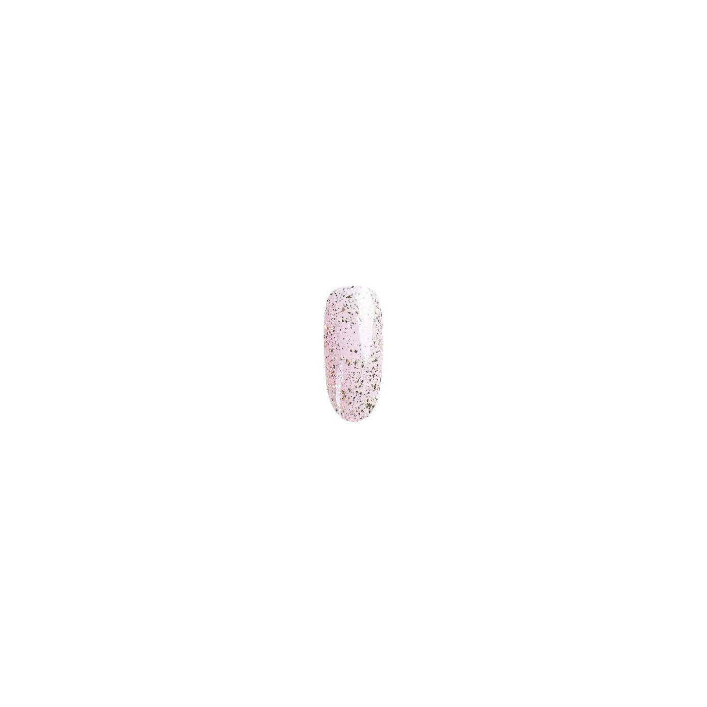 Smalto semipermanente 7,2 ml - Top Glow Gold Flakes